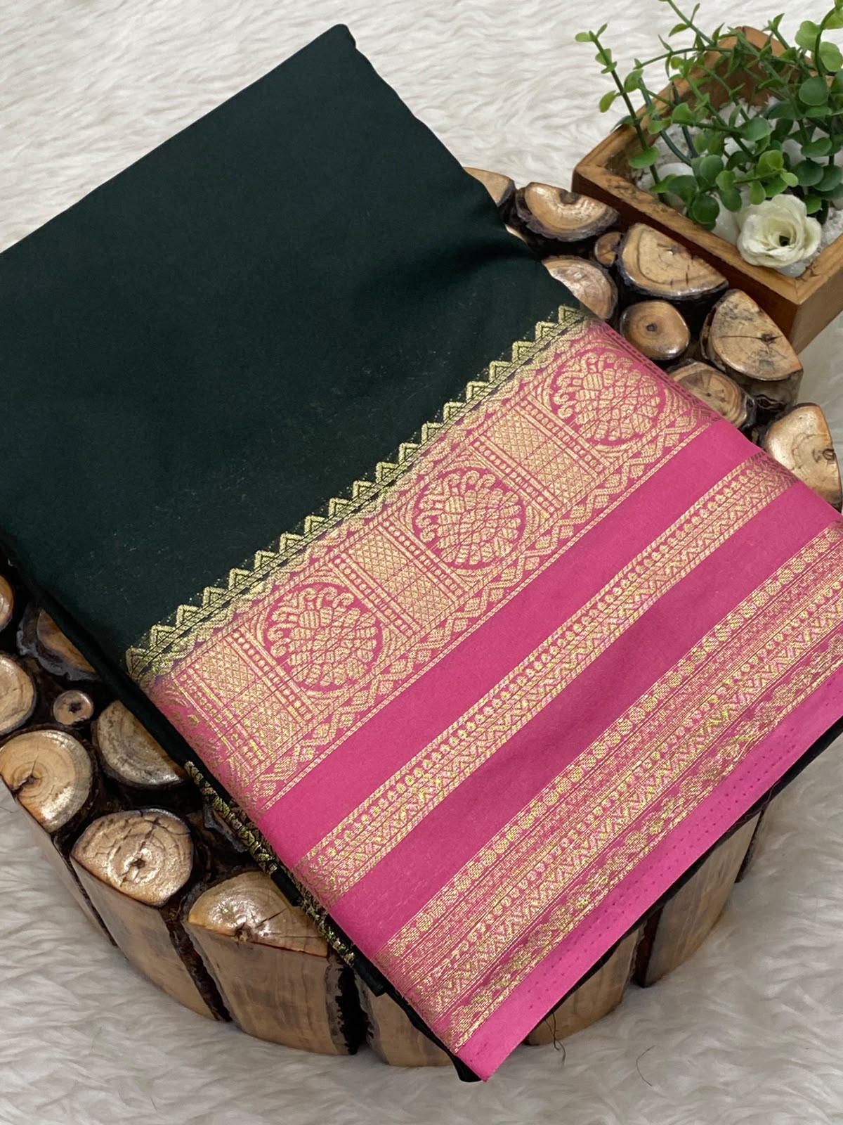 Semi Mysore Silk Saree