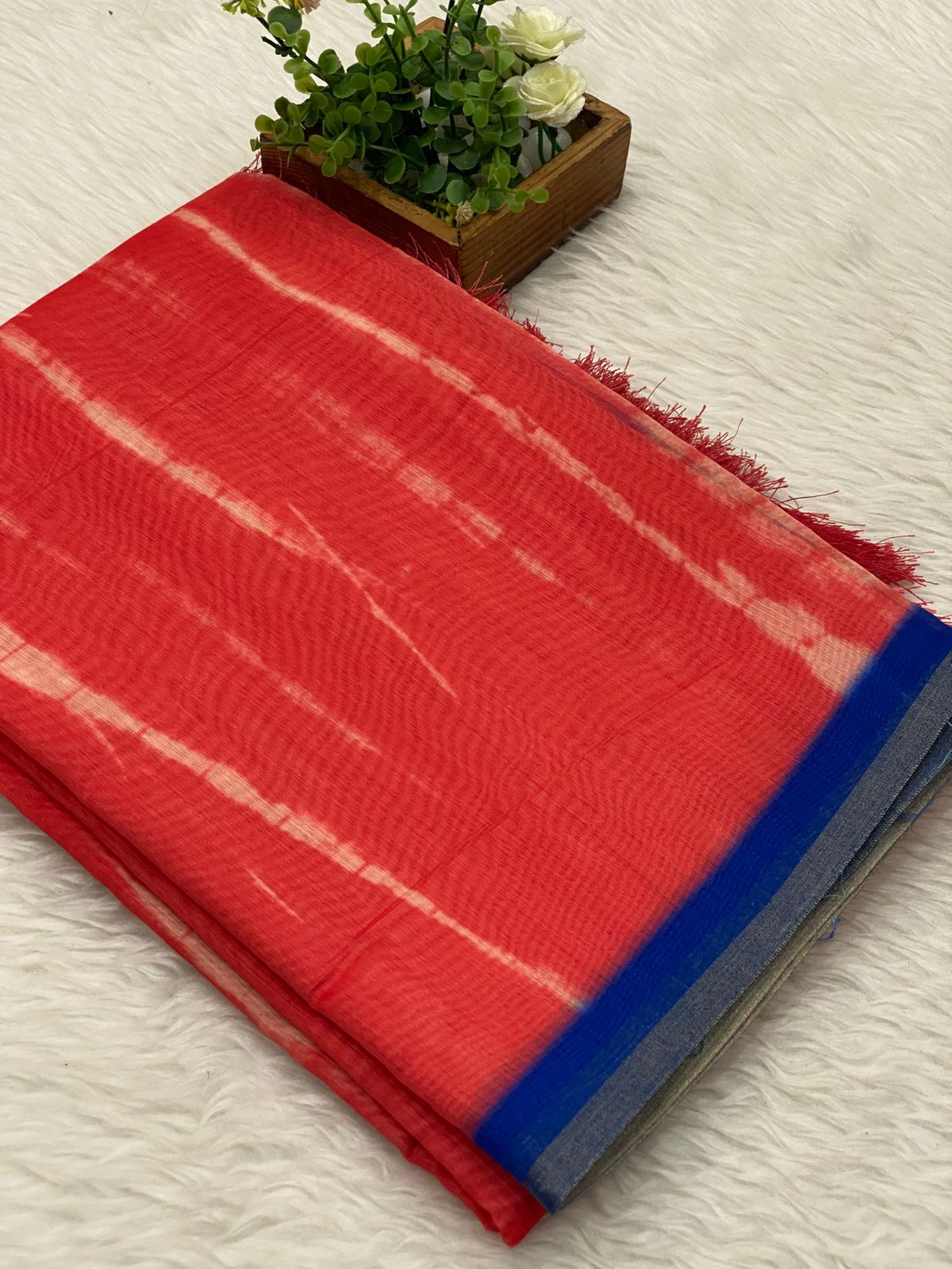Chanderi sico Saree