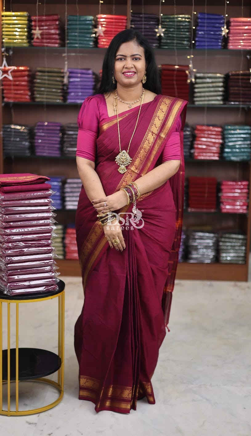 Chettinadu Cotton Sarees W/B