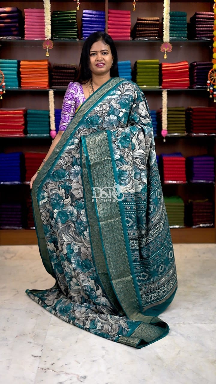Crushed Dola Sarees
