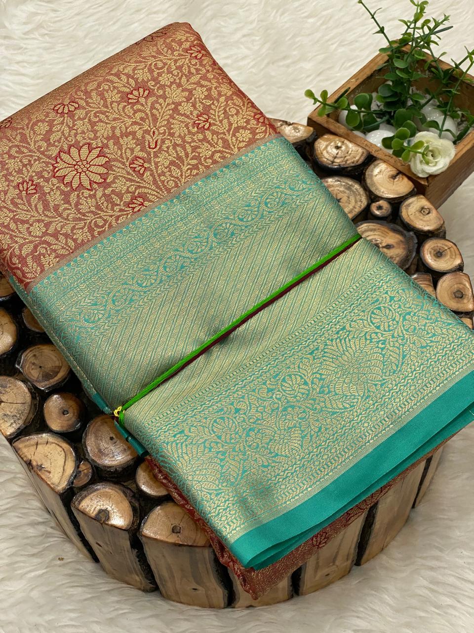 Tissue Bridal Saree - vol1