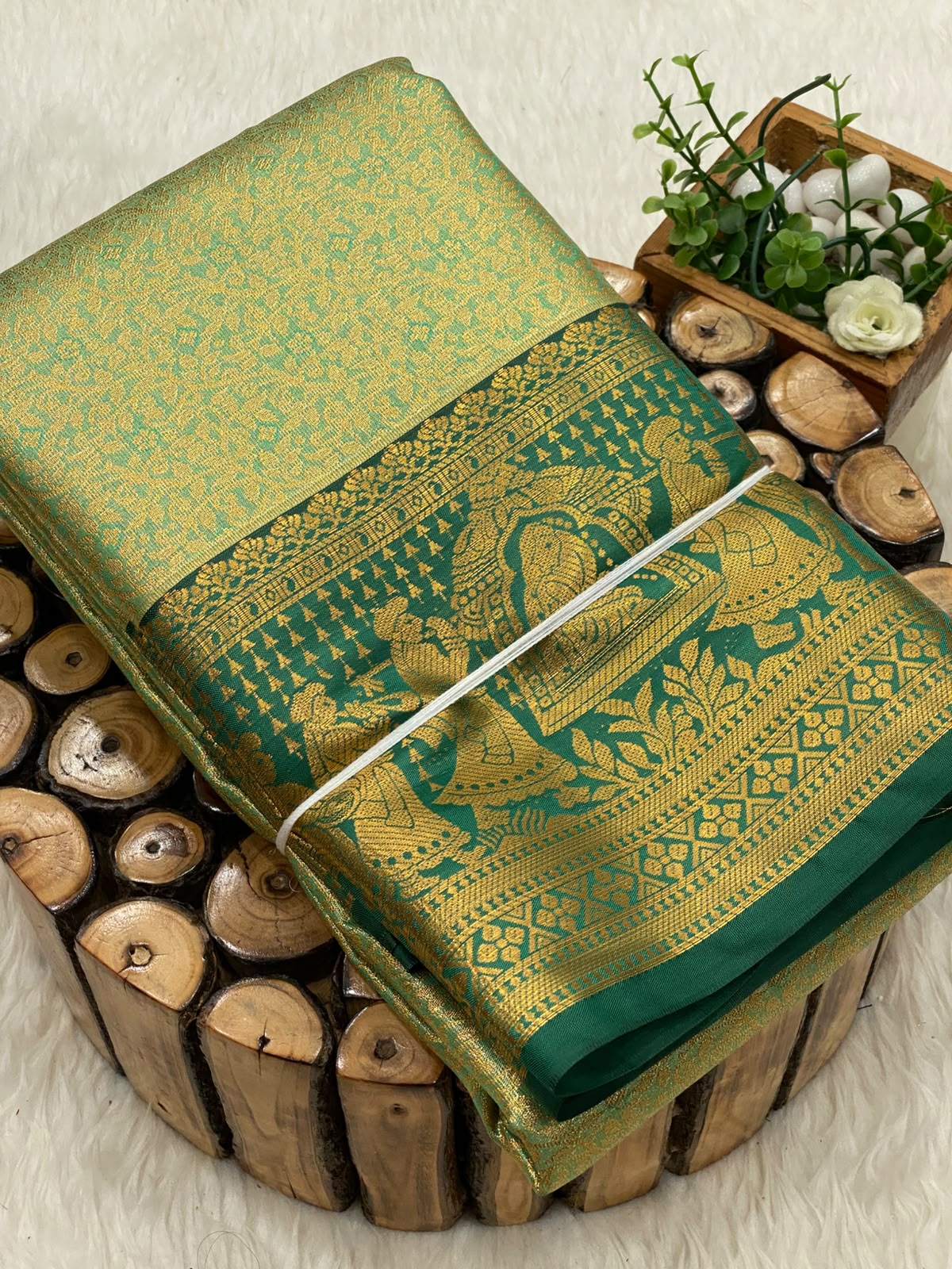 Tissue Bridal Saree - vol1