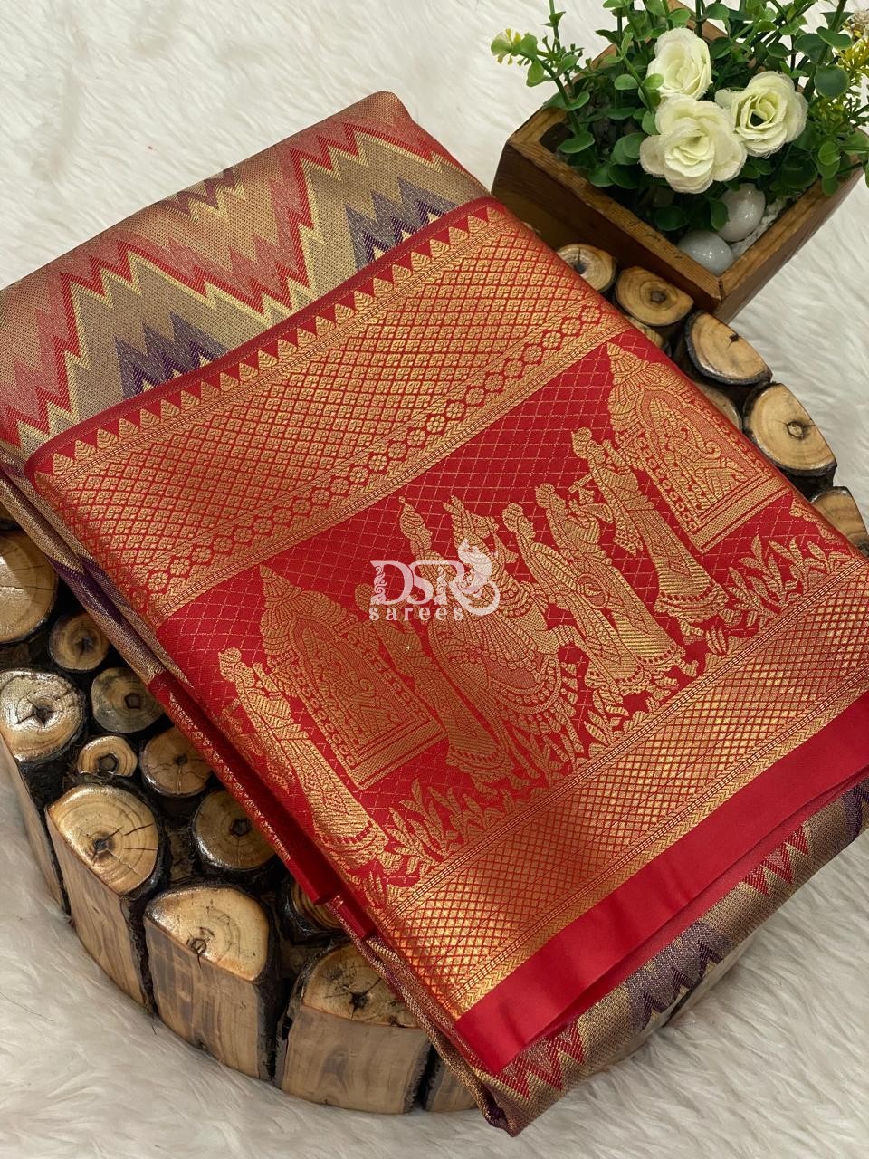 Tissue Bridal Saree
