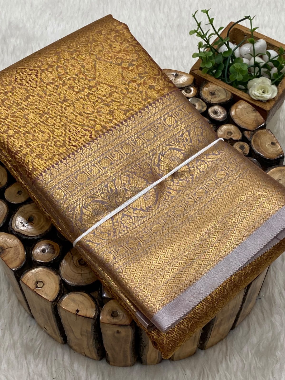 Tissue Bridal Saree - vol1
