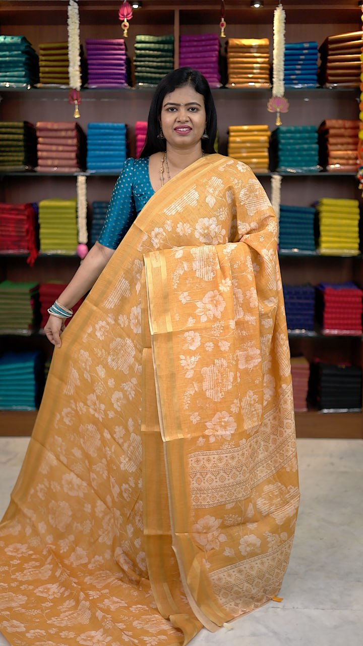 Linen Cotton Saree-Vol1