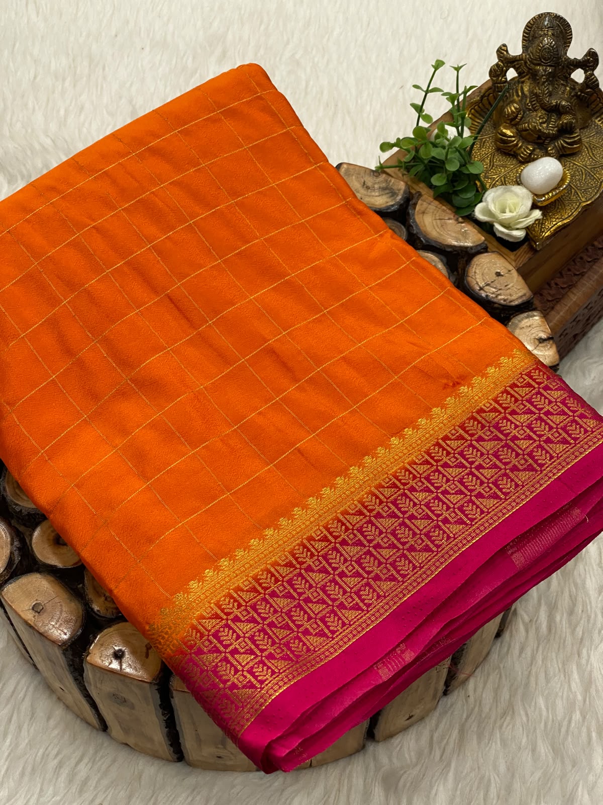 Mysore Crepe Checks