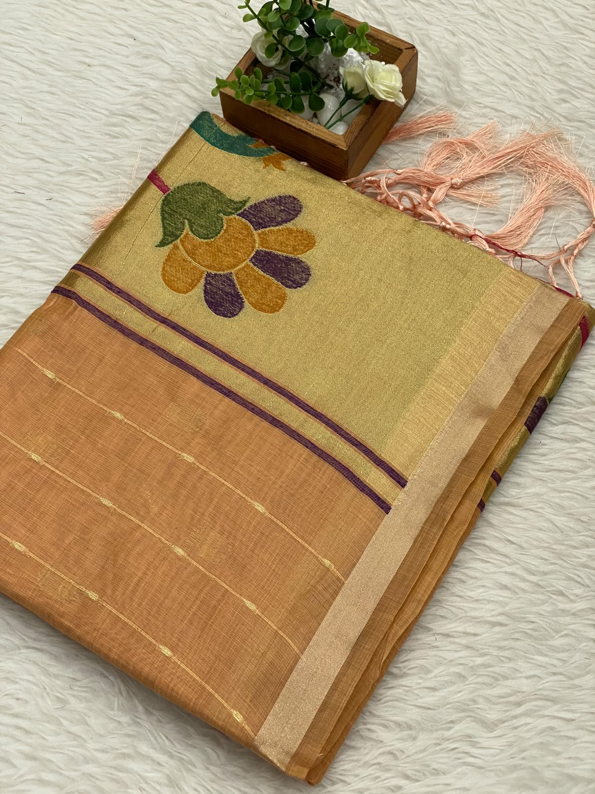 Jamdani Muslin Cotton Saree