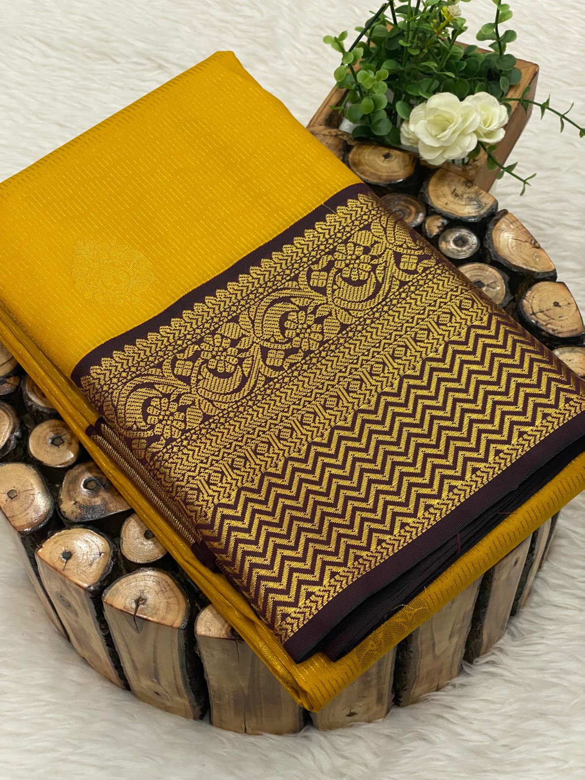 Premium Kanchi Korvai Border Saree-vol1