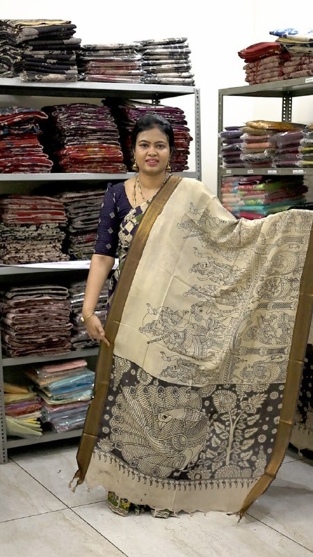 Nizam Border Kalamkari Duppata