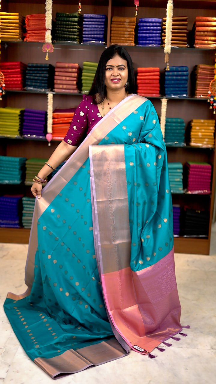 Premium Kanchi Korvai Border Saree-vol3