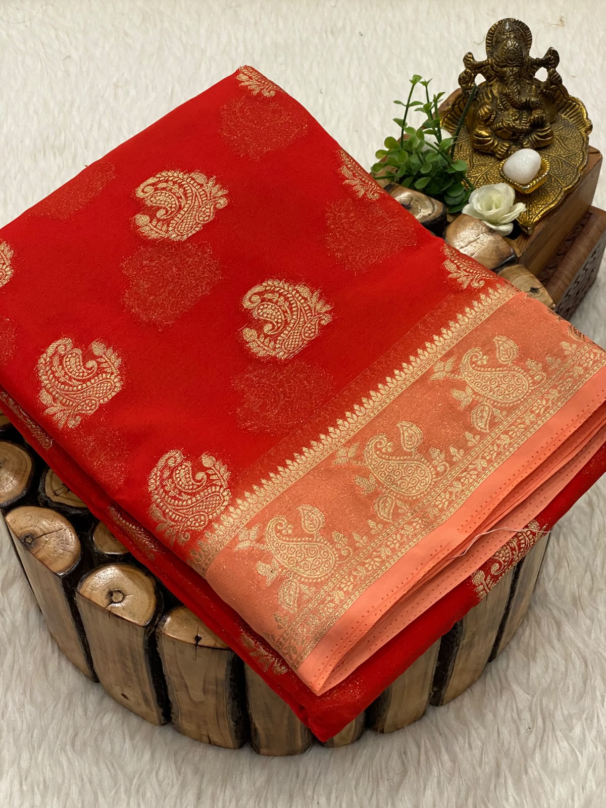 Premium Mysore Crepe Silk Saree