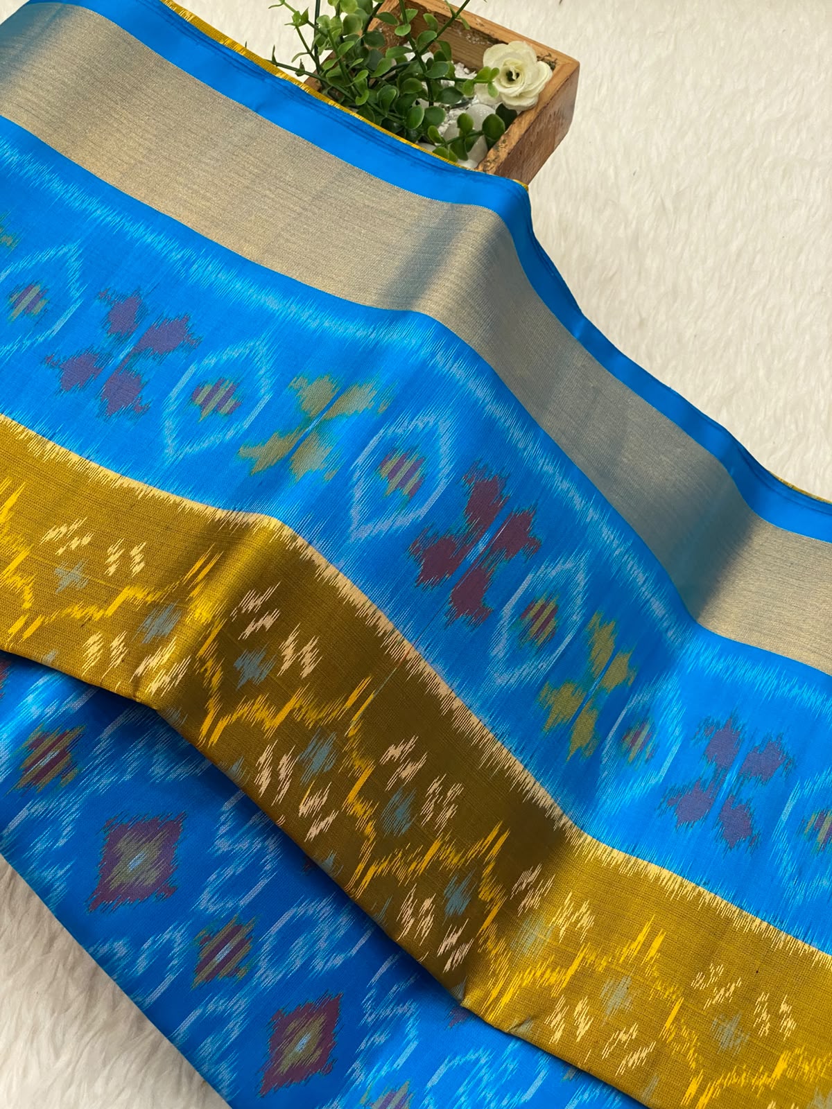 Pure Silk Pochampally Pattu Saree