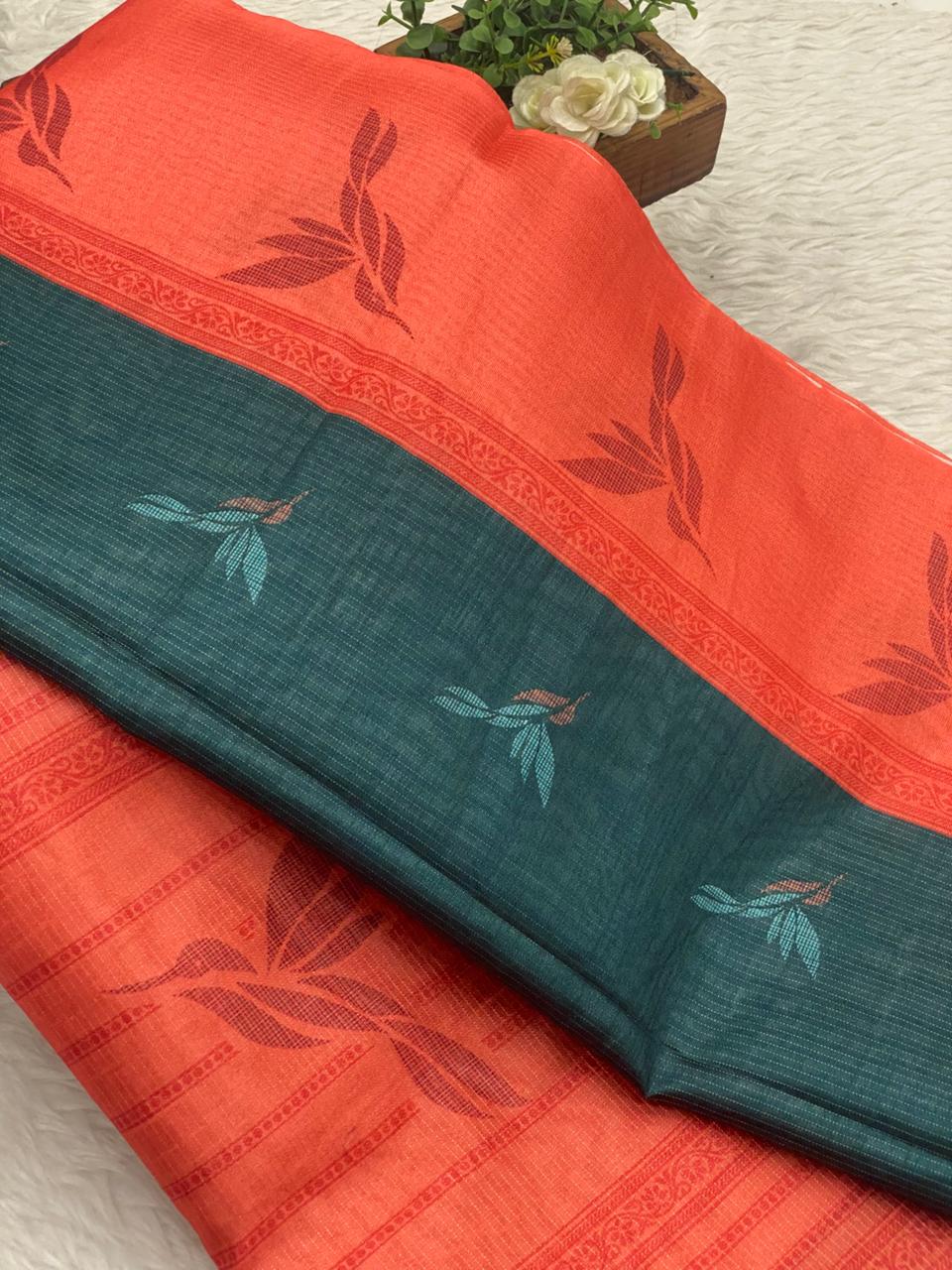 Semi Tussar Saree