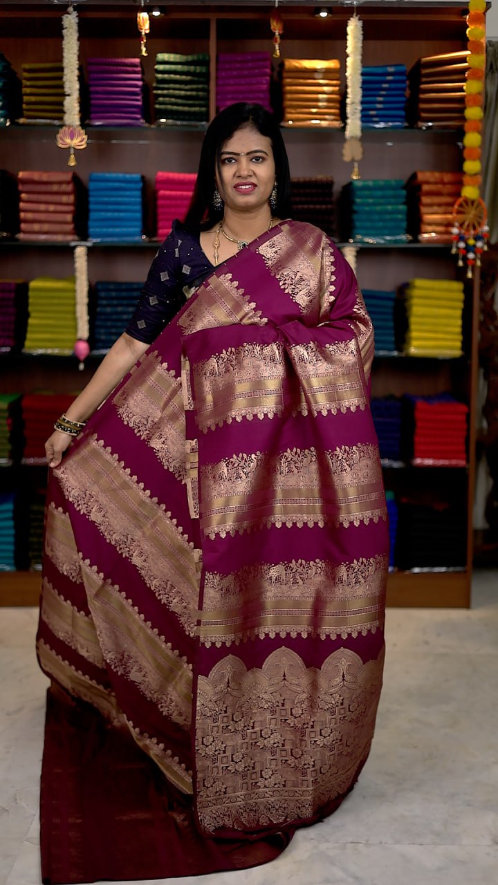 Viscose Crepe Silk Saree- Vol1