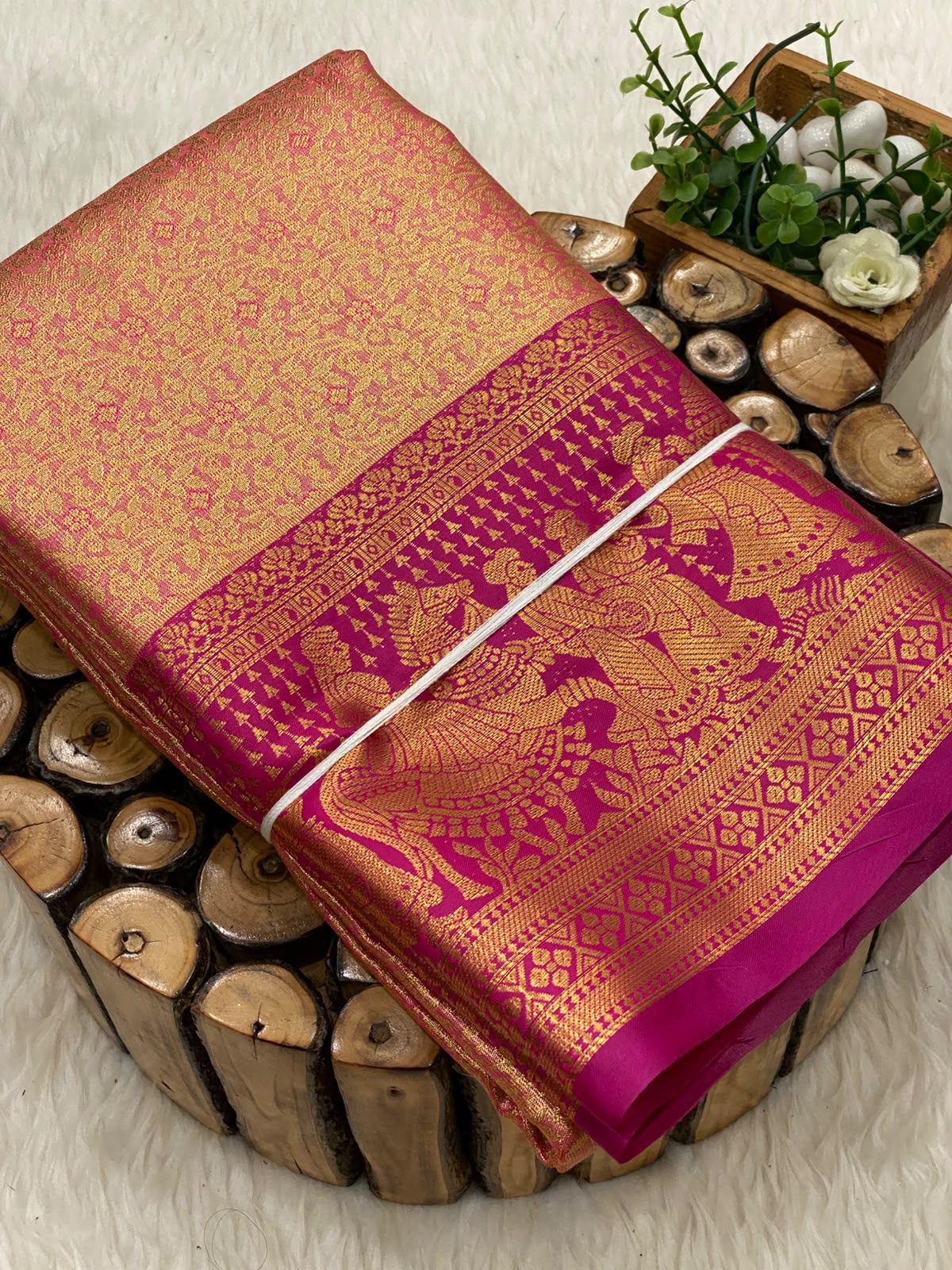 Tissue Bridal Saree - vol1