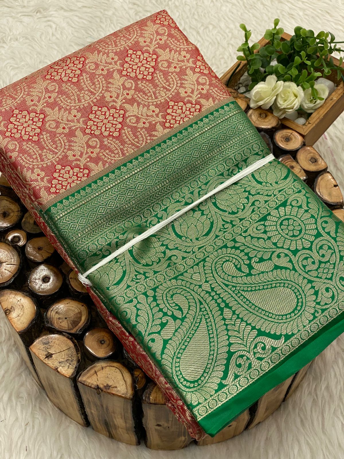 Tissue Bridal Sarees