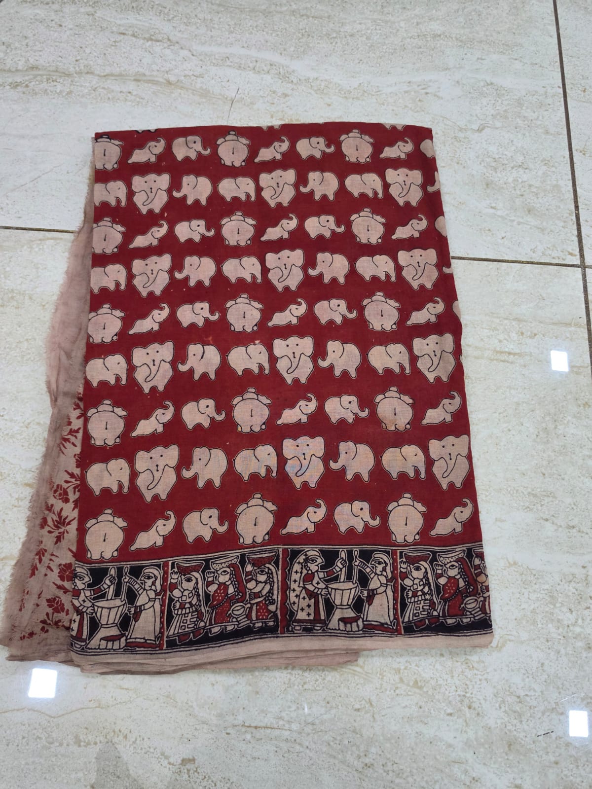 60's Count Premium Kalamkari Cotton Saree