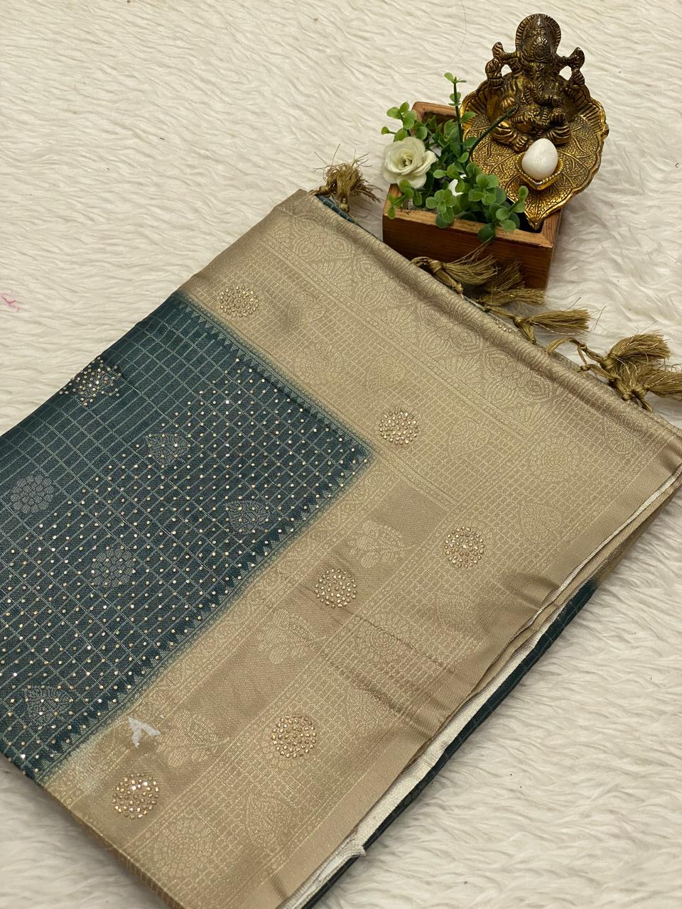 Softy With Stone Work Sarees