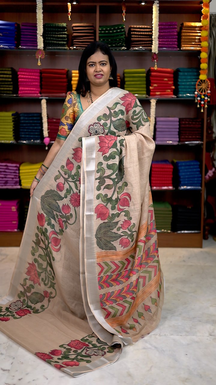 Linen Cotton Sarees