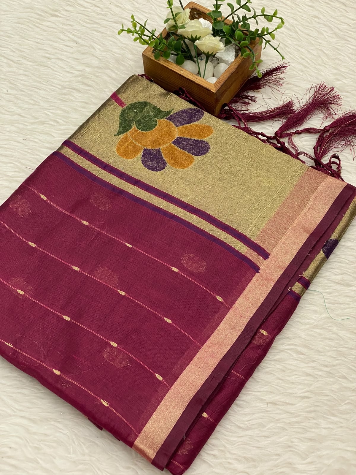 Jamdani Muslin Cotton Saree