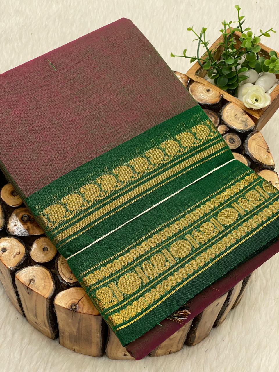 Chettinadu Cotton Saree W/B-Vol3