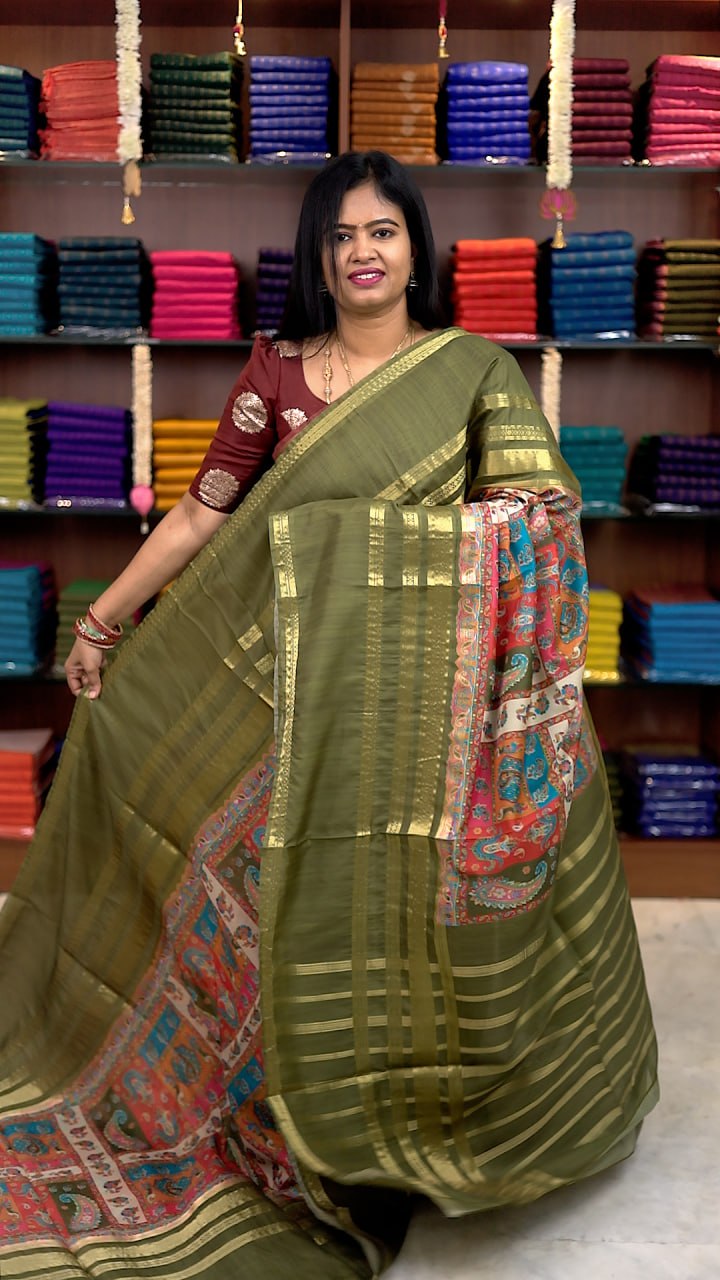 Organza Tissue Silk Saree
