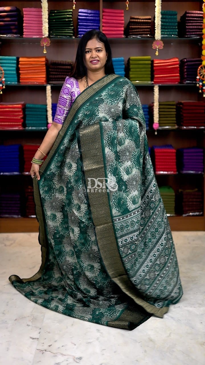 Crushed Dola Sarees