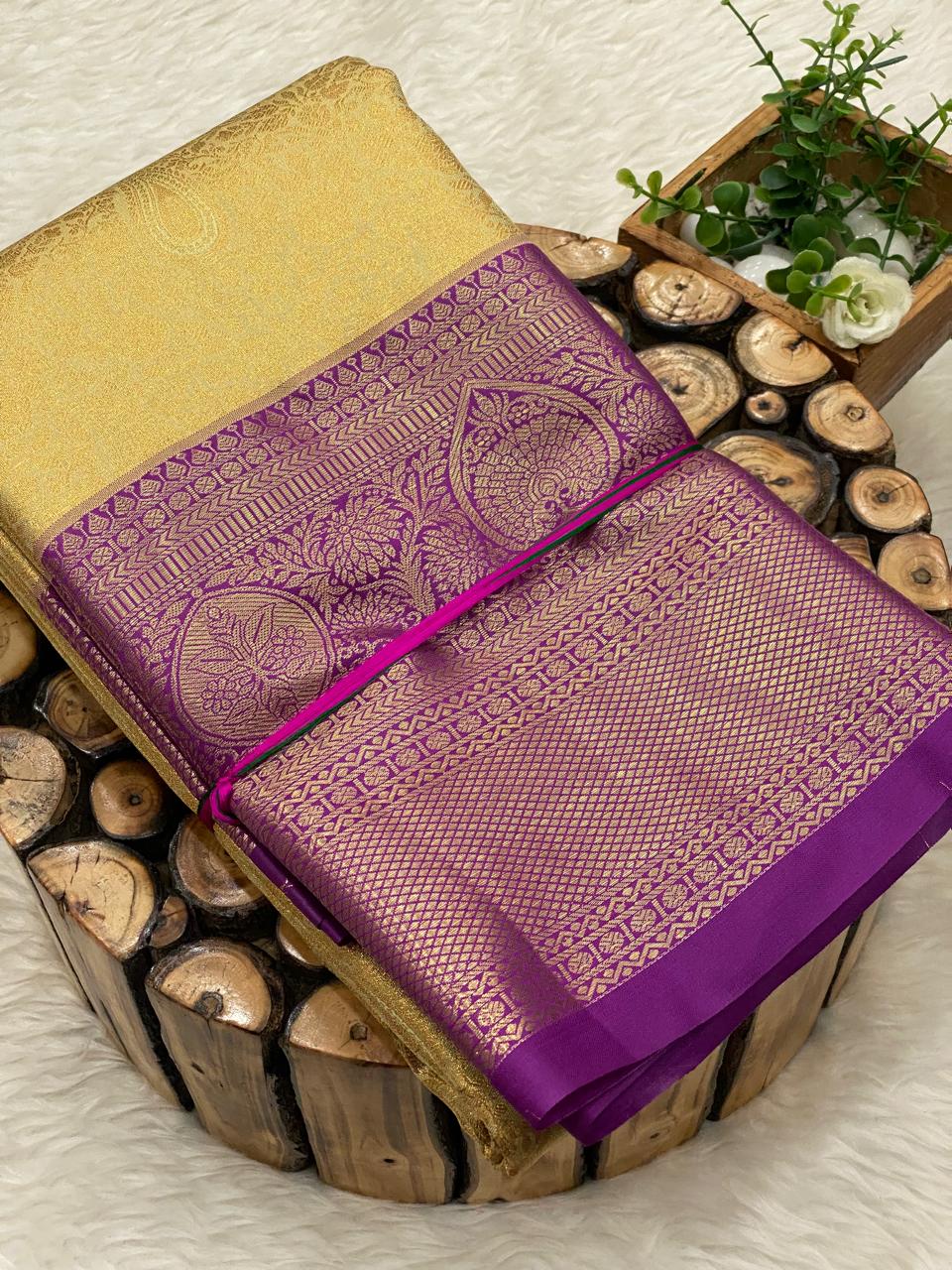 Tissue Bridal Saree - vol1