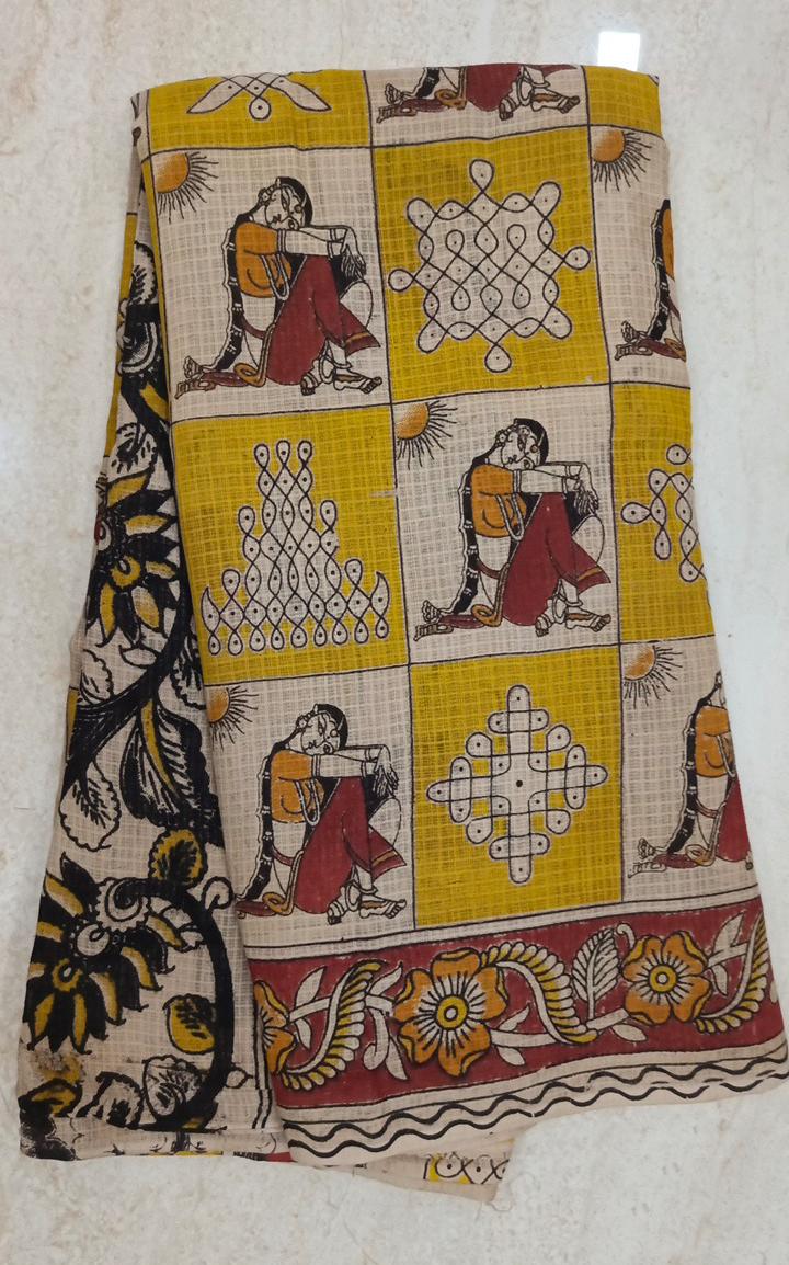 Kota net Kalamkari sarees