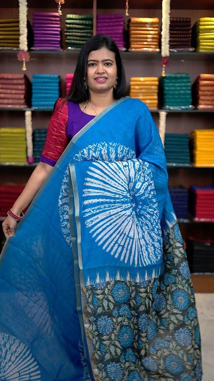 Linen Cotton Sarees