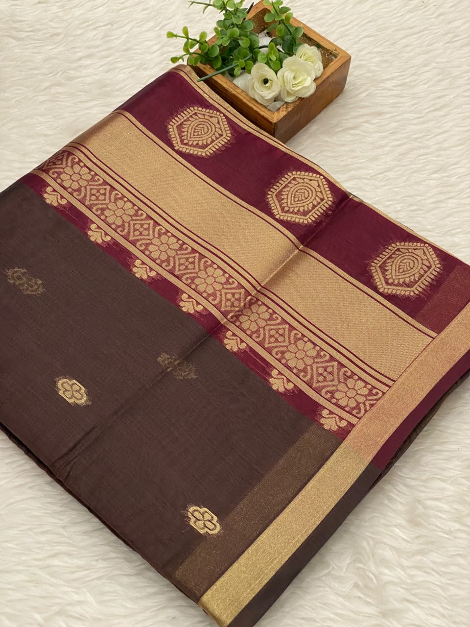 Kanchi Cotton Saree