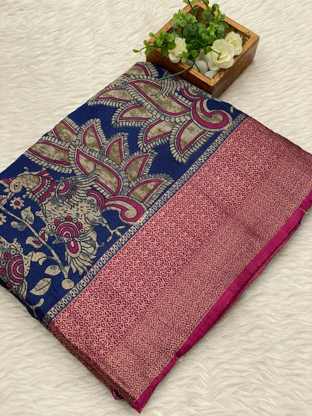 Crushed Dola sarees