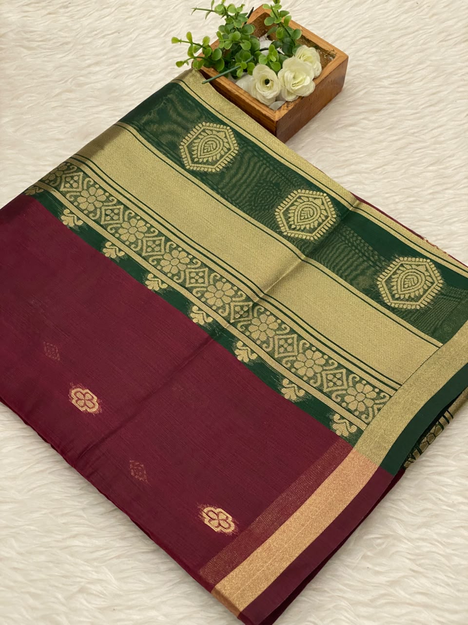 Kanchi Cotton Saree