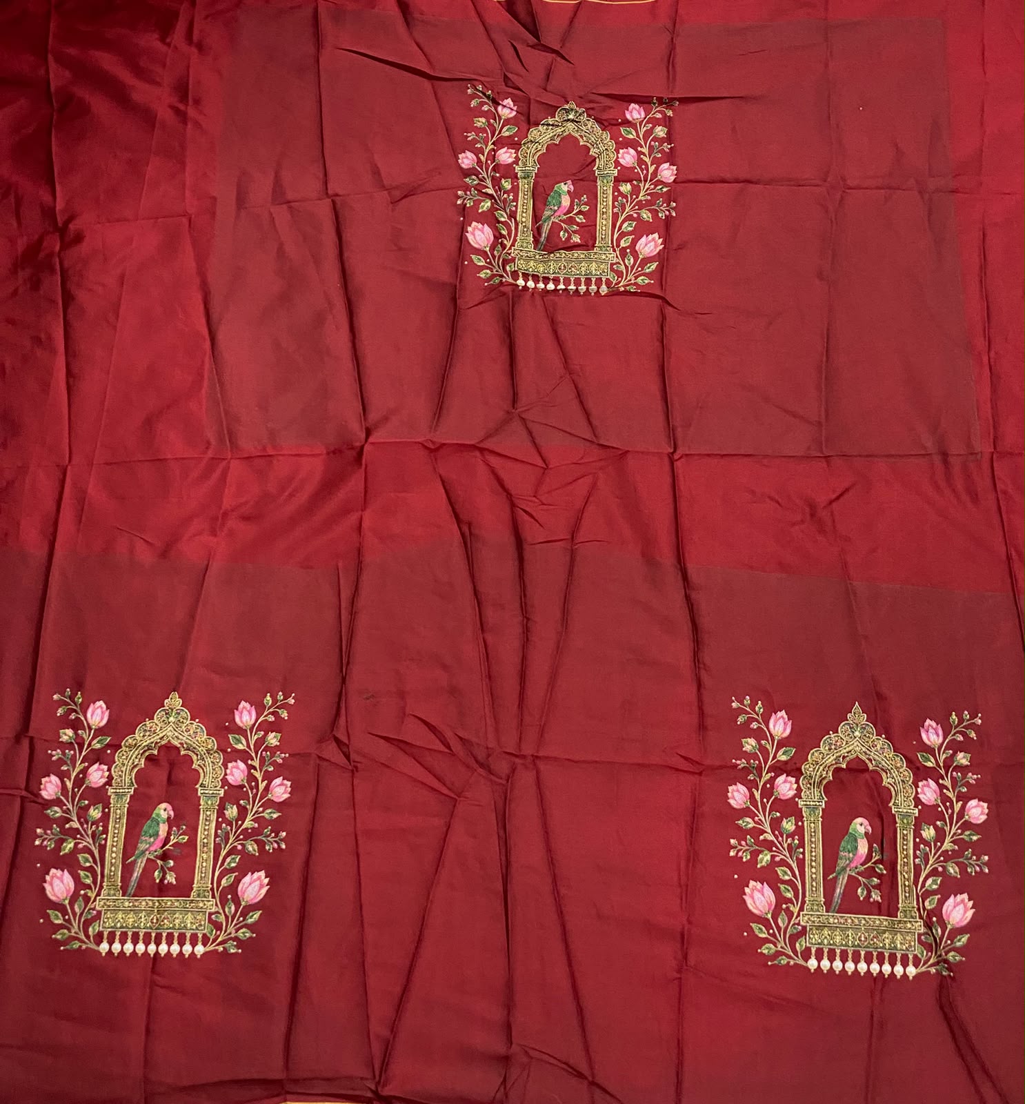 Tanjore painted blouses