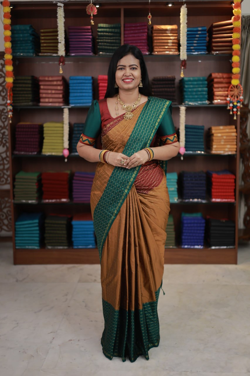 Arani Vairaooshi Bridal Soft Silk Saree