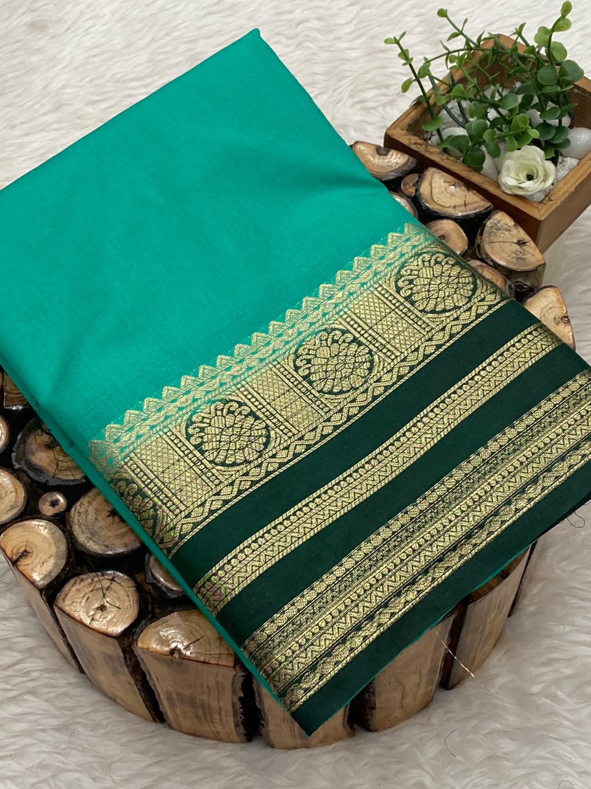 Semi Mysore Silk Saree