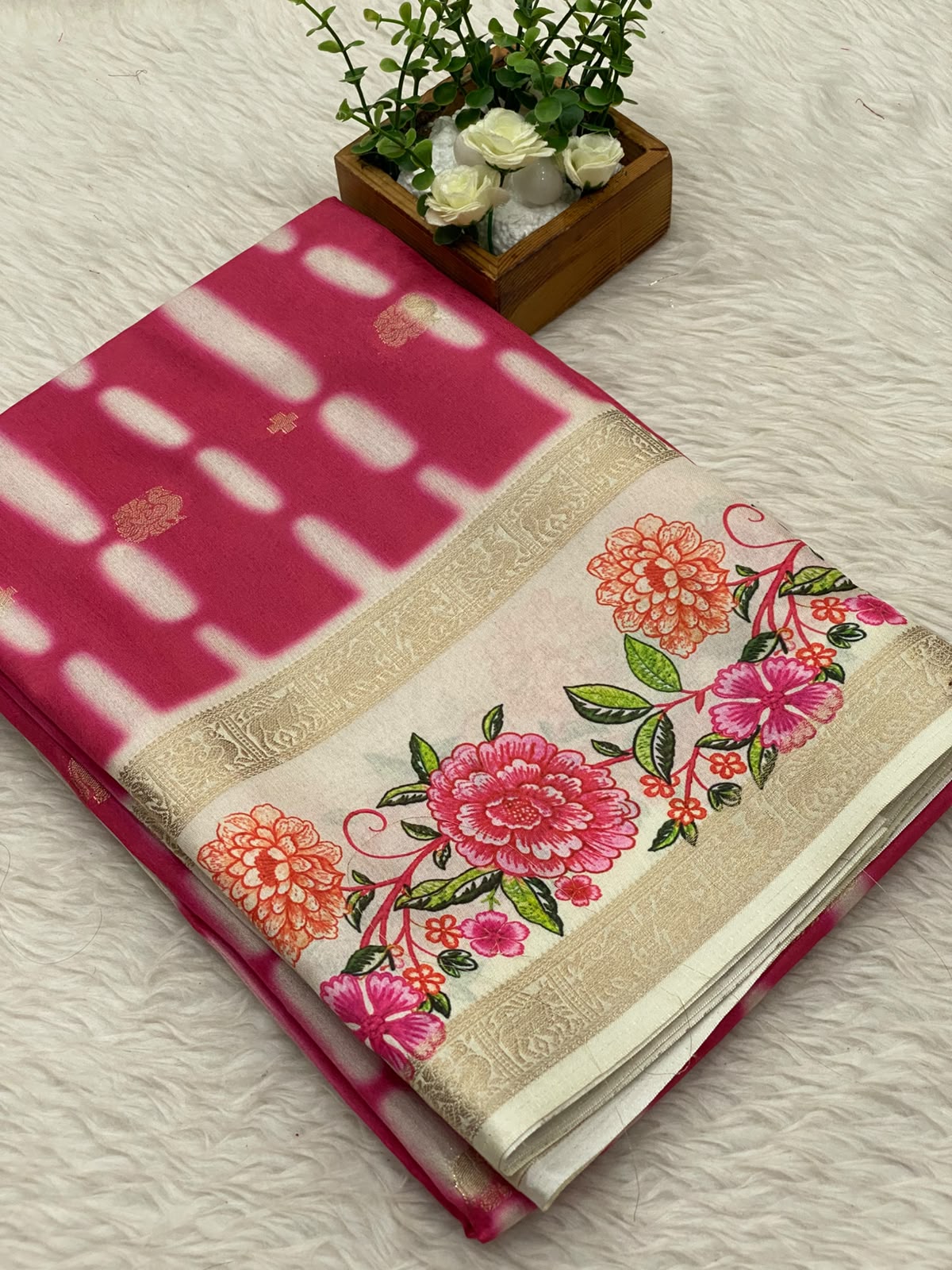 Shibori Silk Sarees