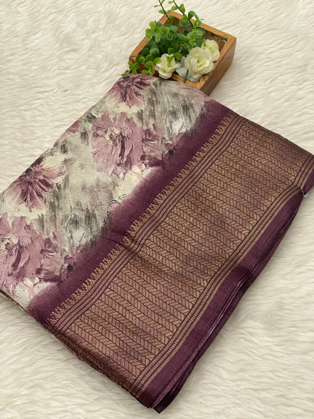 Crushed Dola Sarees