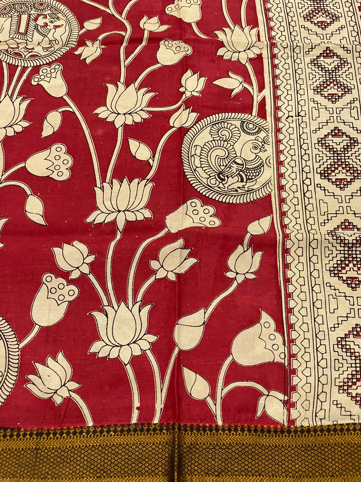 Nizam Border Kalamkari Duppata - vol1