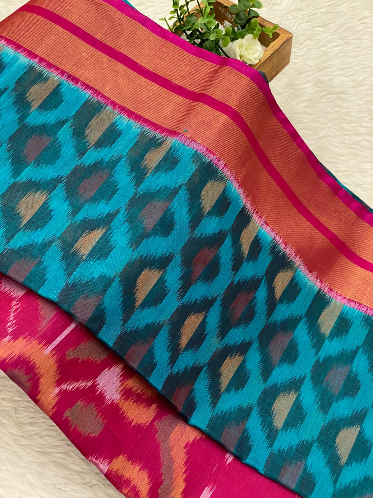 Silk Cotton Pochampally Saree