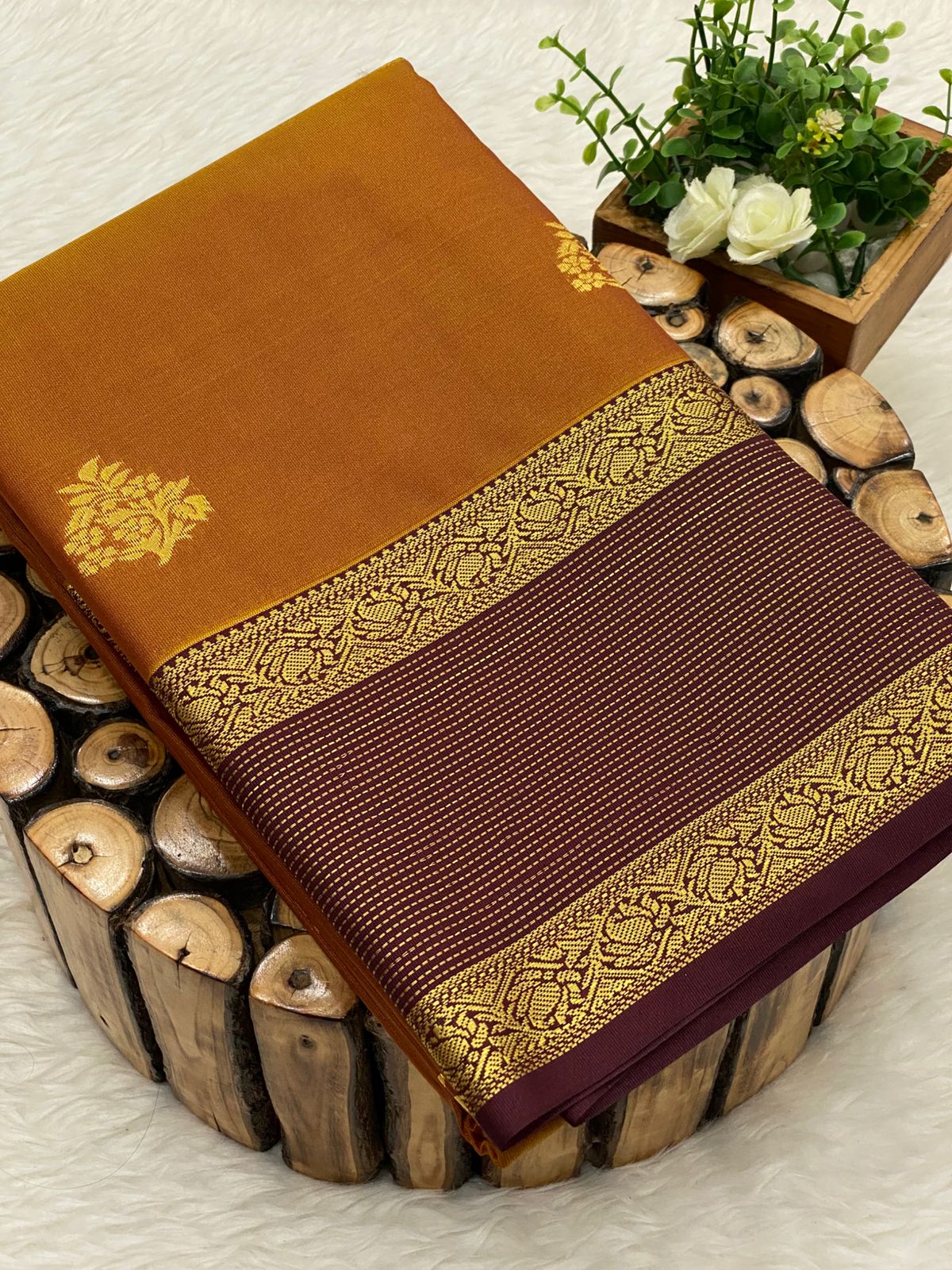 Premium Kanchi Korvai Border Saree-vol1