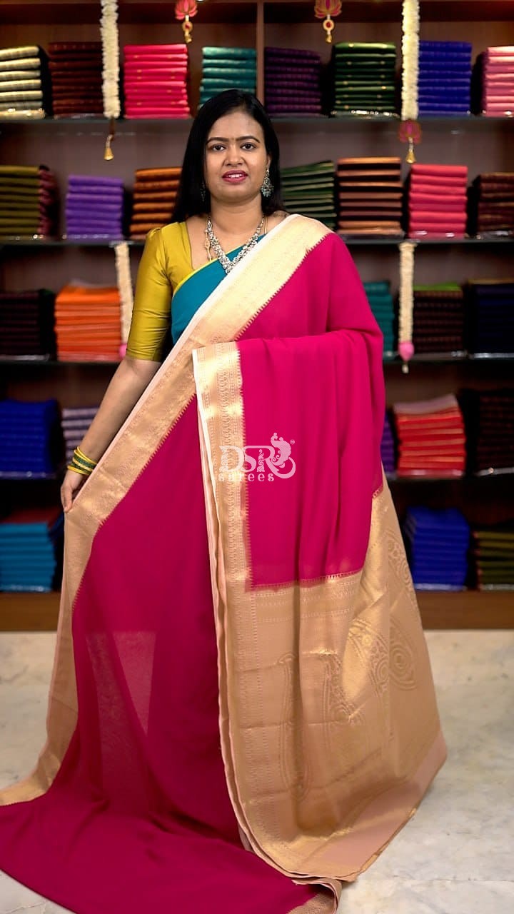 Mysore georgette Sarees