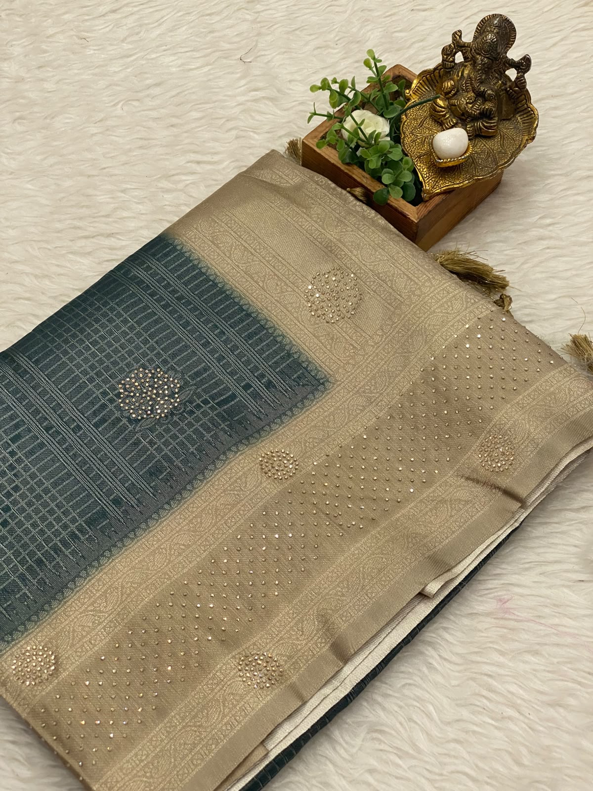 Softy With Stone Work Sarees