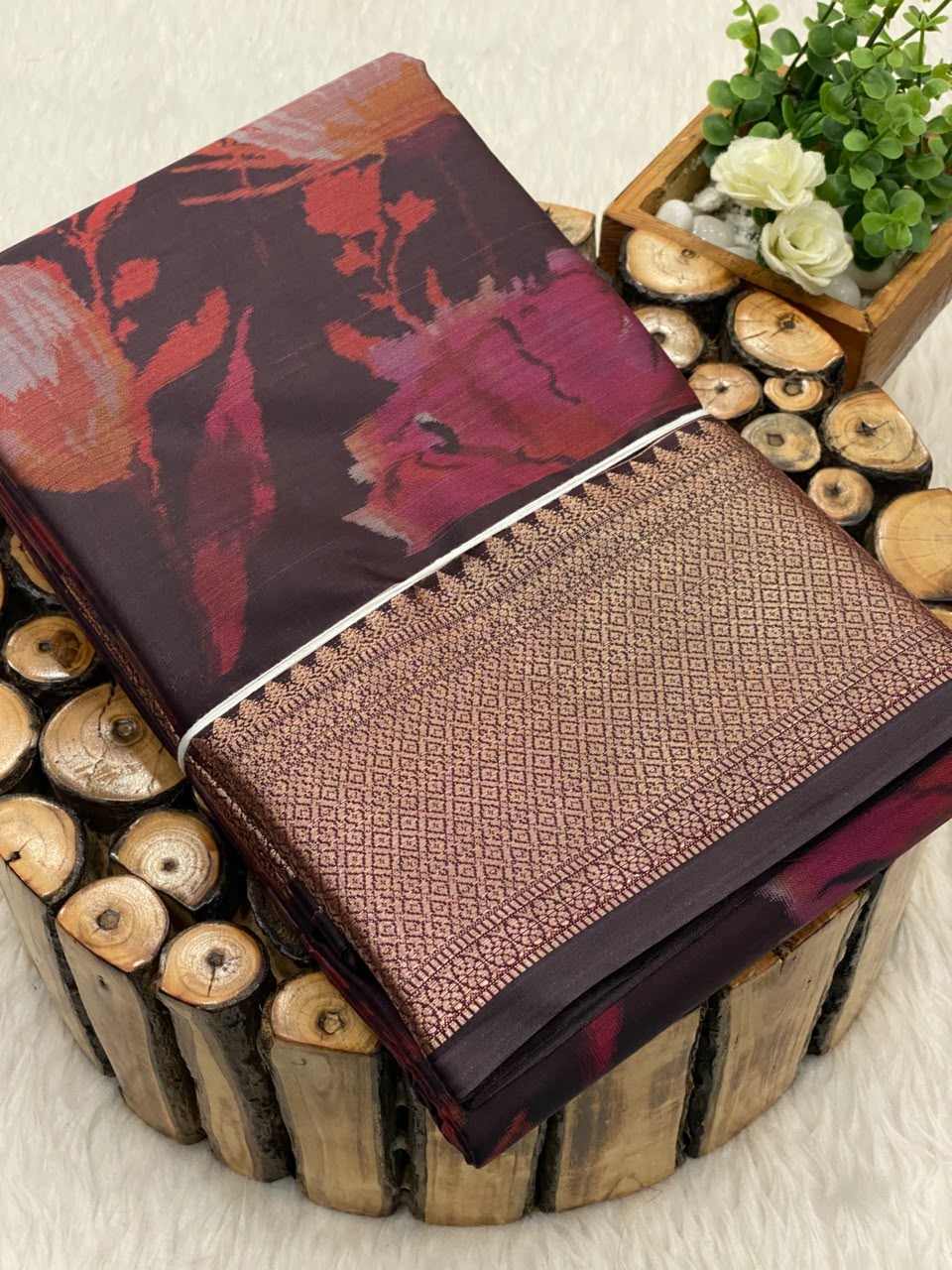 Bridal Printed Silk Sarees