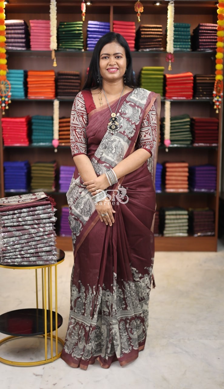 Chanderi Sico Sarees