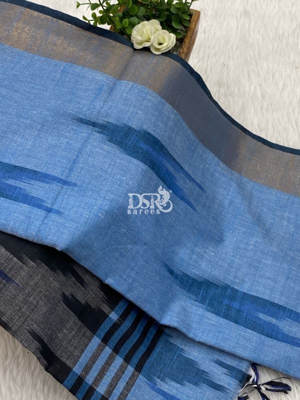 Art Linen Ikkat Sarees -VOL1