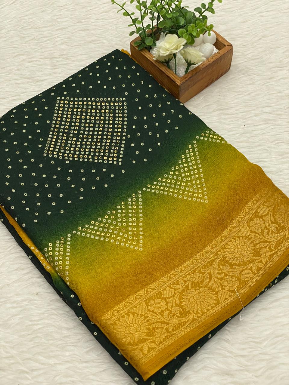 Viscose Chiffon Sarees-vol1