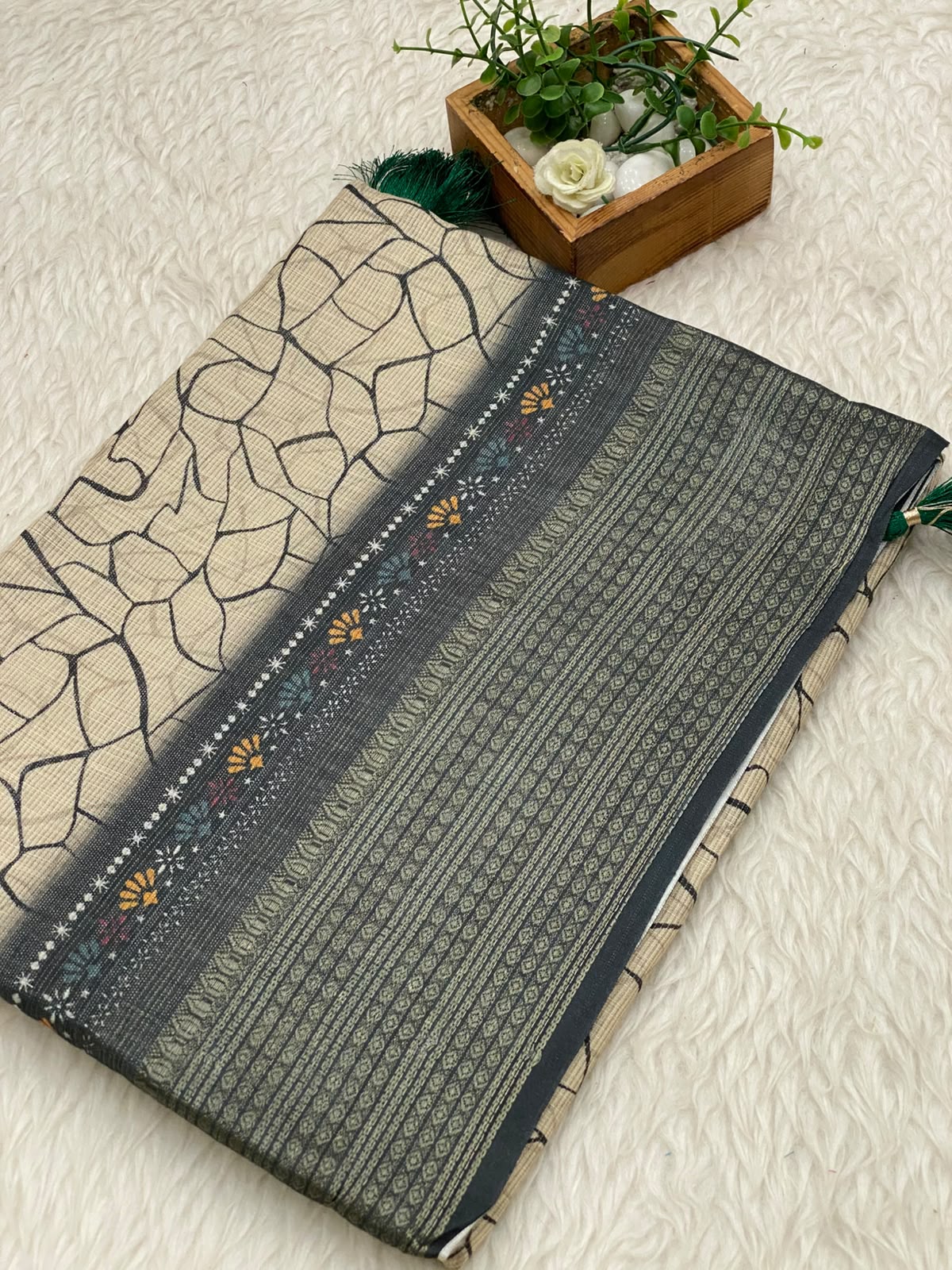 Kota Net Digital Print Saree