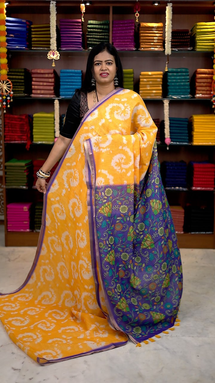 Linen Cotton Sarees