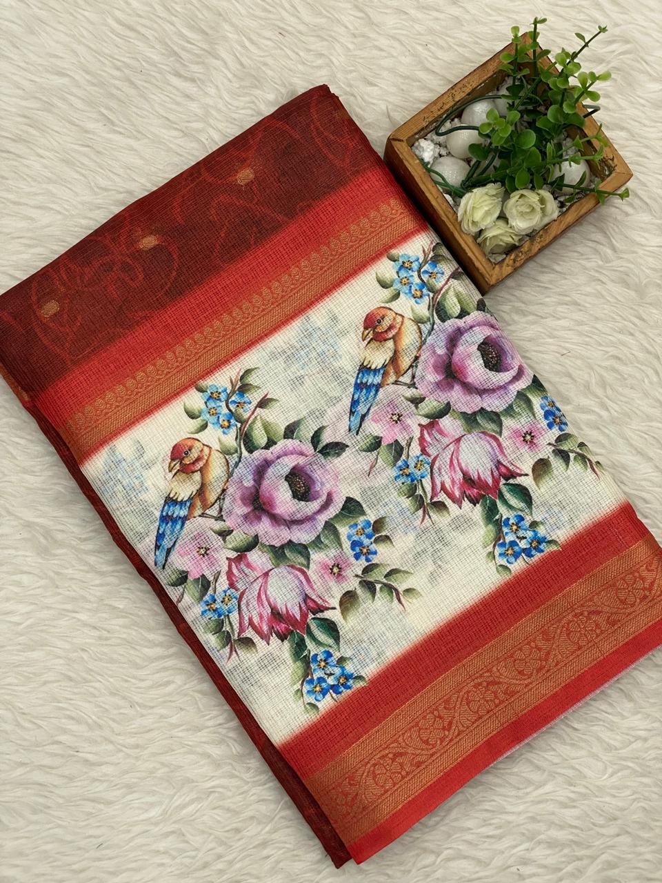 Kota Net Cotton Saree